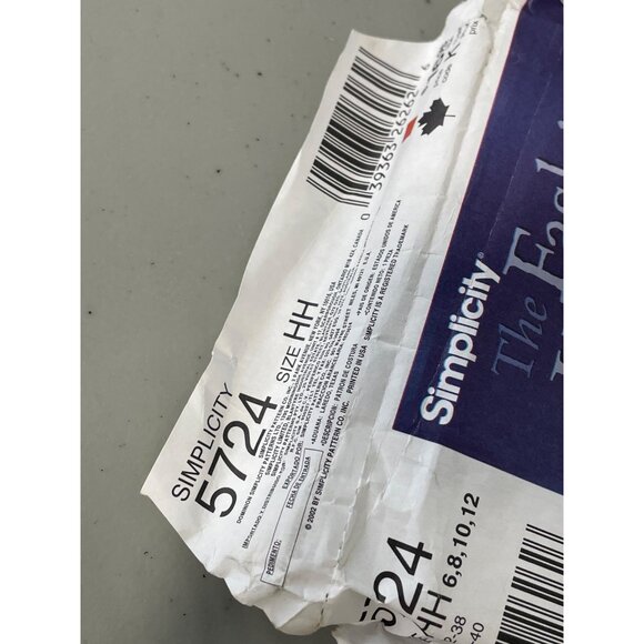 Simplicity 5724 Martha McCain Misses Gown Sewing Pattern HH Sizes 6-12 UNCUT - Picture 6 of 7